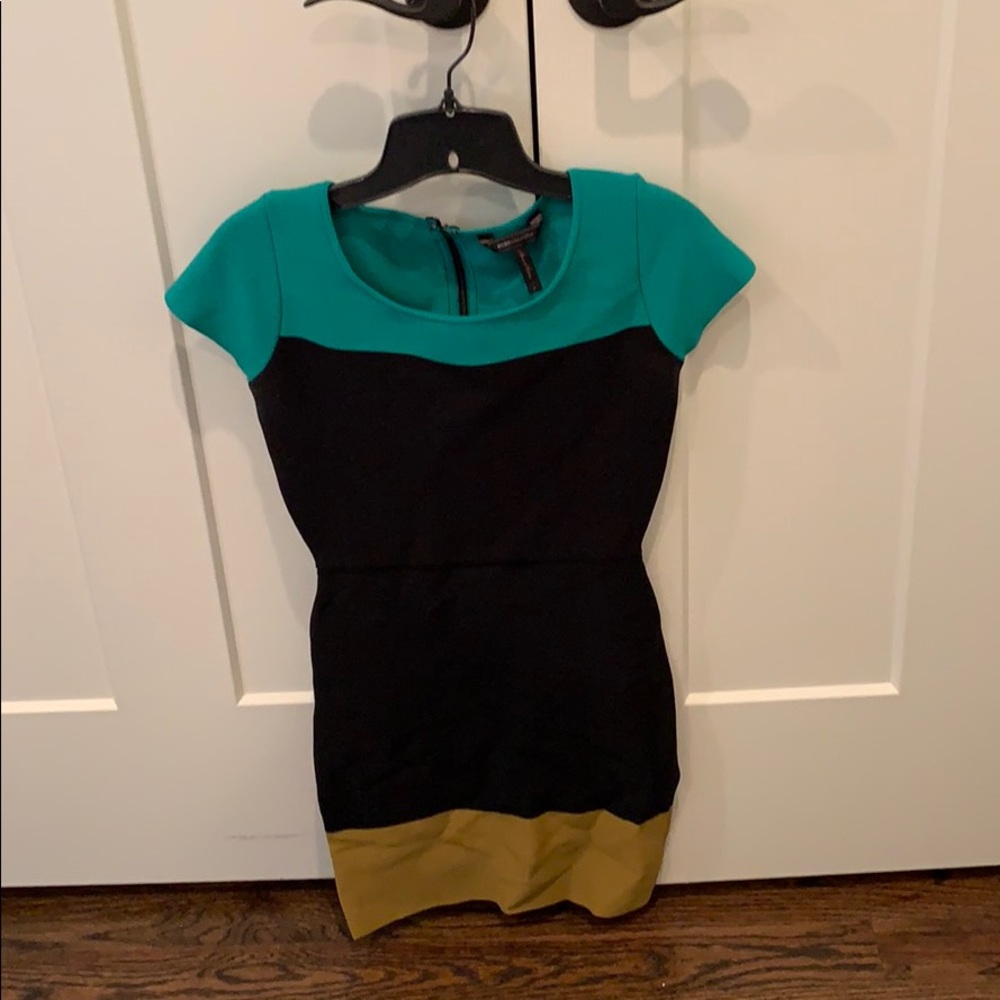 Body Con BCBG Color Block Dress